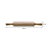 REGENT BAKEWARE WOODEN ROLLING PIN, 60MM DIAX460MM