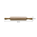 REGENT BAKEWARE WOODEN ROLLING PIN, (60MM DIAX460MM)
