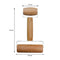 REGENT BAKEWARE DOUBLE ENDED ROLLING PIN WOODEN, (60/105X175MM)