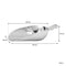 REGENT SCOOP ROUND ALUMINIUM, 355ML (225X80X50MM)
