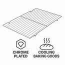 REGENT BAKEWARE COOLING RACK RECTANGULAR CHROME, (460X300MM)