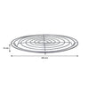 REGENT BAKEWARE COOLING RACK ROUND CHROME, 240MM DIA