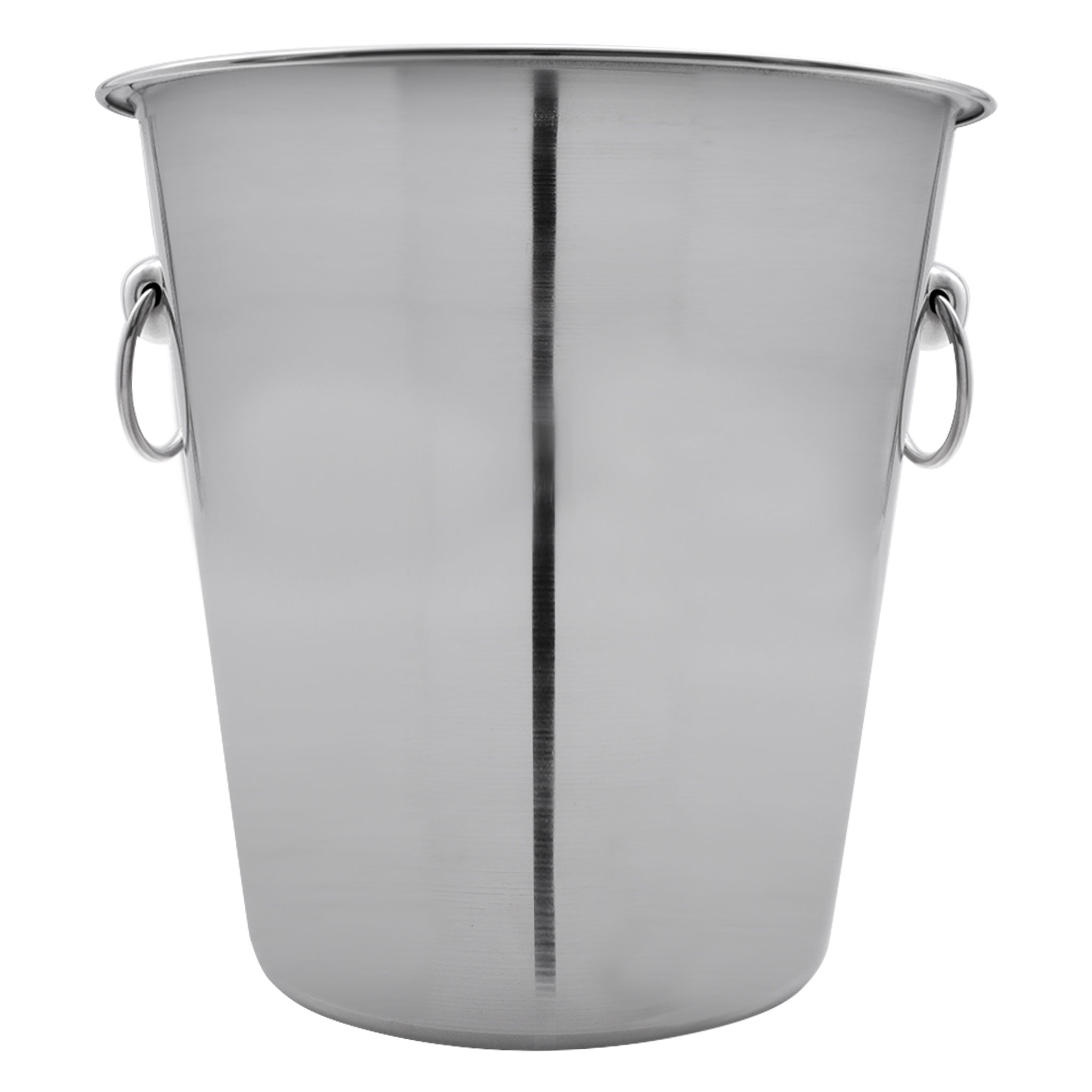 BAR BUTLER ICE BUCKET WITH RING HANDLES STAINLESS STEEL, 4L