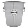 BAR BUTLER ICE BUCKET WITH RING HANDLES STAINLESS STEEL, 4L