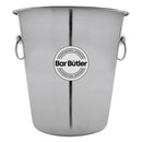 BAR BUTLER ICE BUCKET WITH RING HANDLES STAINLESS STEEL, 4LT