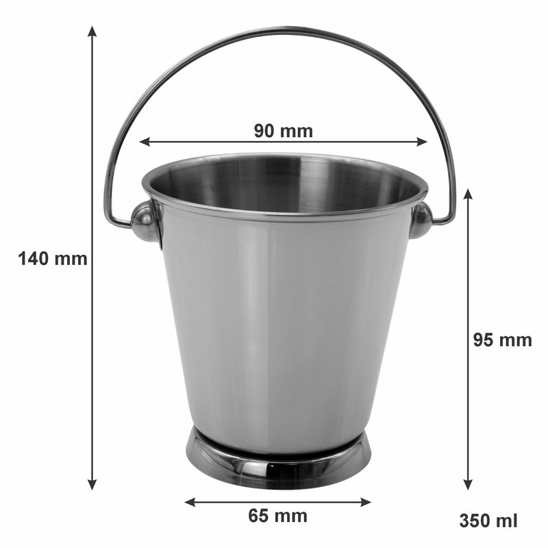 BAR BUTLER MINI ICE BUCKET STAINLESS STEEL, 350ML