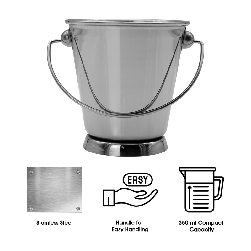BAR BUTLER MINI ICE BUCKET STAINLESS STEEL, 350ML