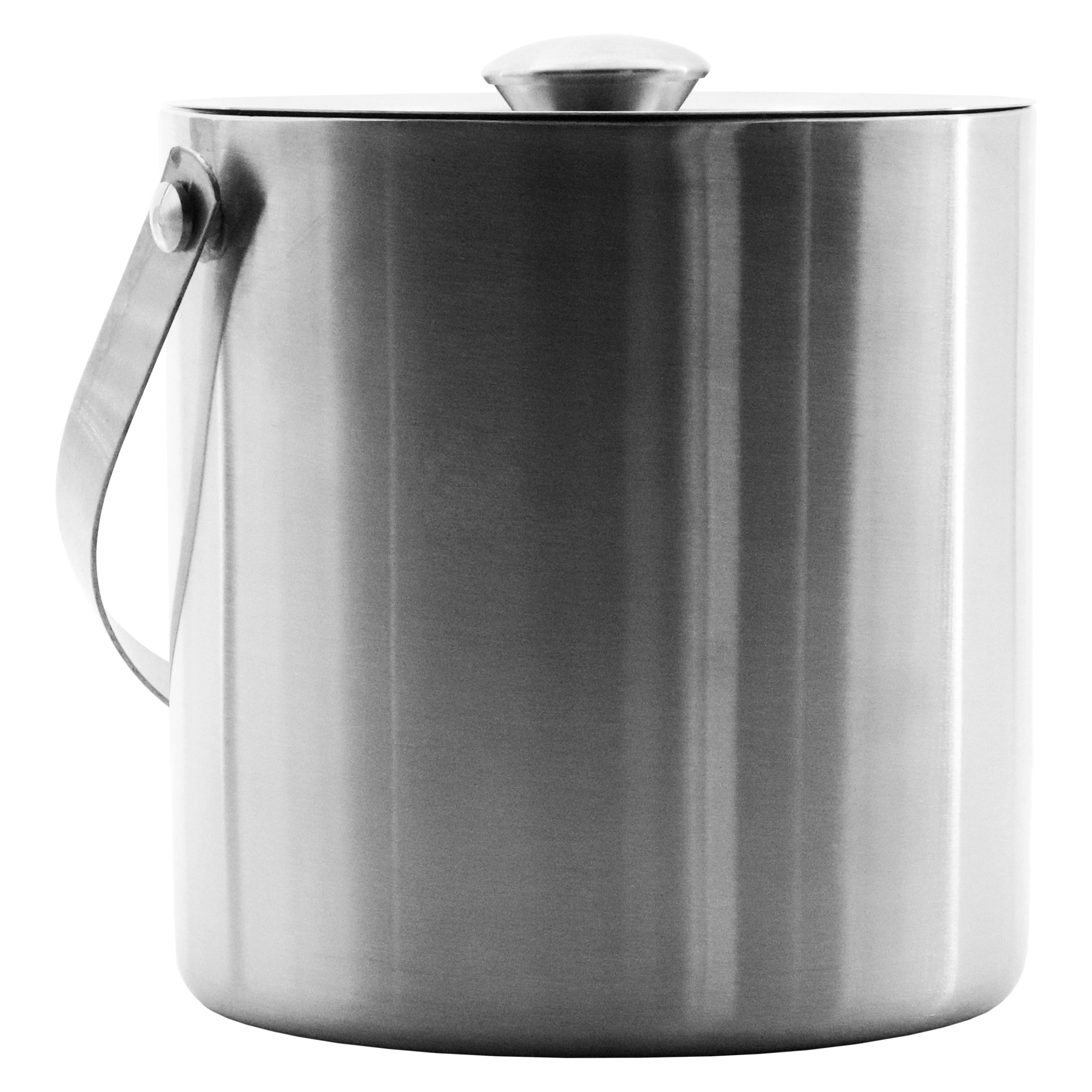 BAR BUTLER DOUBLE WALL ICE BUCKET WITH LID STAINLESS STEEL,