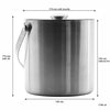BAR BUTLER DOUBLE WALL ICE BUCKET WITH LID STAINLESS STEEL, 1.7L