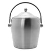 BAR BUTLER DOUBLE WALLED ICE BUCKET WITH HANDLE & LID BRUSHED ST STEEL, 1.2LT (145MM DIAX195MM)