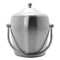 BAR BUTLER DOUBLE WALLED ICE BUCKET WITH HANDLE & LID BRUSHED ST STEEL, 1.2LT (145MM DIAX195MM)