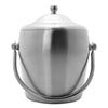 BAR BUTLER DOUBLE WALLED ICE BUCKET WITH HANDLE & LID BRUSHED ST STEEL, 1.2LT (145MM DIAX195MM)