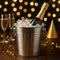 BAR BUTLER ICE BUCKET WITH RING HANDLES STAINLESS STEEL, 4.5L