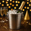 BAR BUTLER ICE BUCKET WITH RING HANDLES STAINLESS STEEL, 4.5L