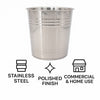 BAR BUTLER ICE BUCKET WITHOUT HANDLES STAINLESS STEEL, 4.5L