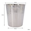 BAR BUTLER ICE BUCKET WITHOUT HANDLES STAINLESS STEEL, 4.5L