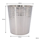BAR BUTLER ICE BUCKET WITHOUT HANDLES STAINLESS STEEL, 4.5LT (200MM DIAX200MM)