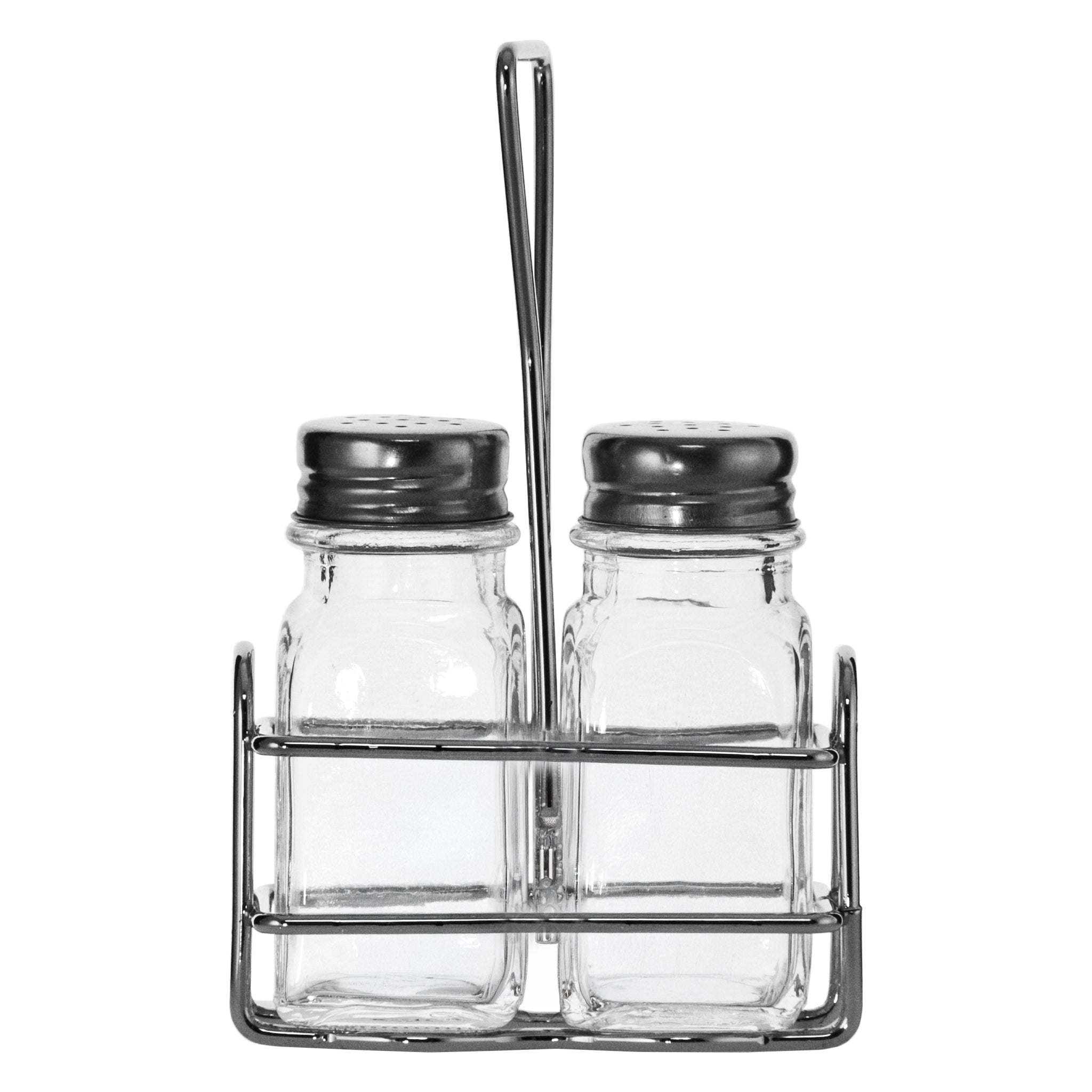 REGENT CLEOPATRA SALT & PEPPER SHAKERS ON WIRE STAND 3PCS SET, 85ML