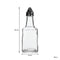 REGENT SQUARE OIL & VINEGAR BOTTLES ON WIRE STAND, 200ML (175X130X65MM)