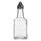 REGENT SQUARE OIL & VINEGAR BOTTLES ON WIRE STAND, 200ML (175X130X65MM)