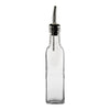 REGENT TALL SQUARE OIL & VINEGAR BOTTLES WITH POURERS ON WIRE STAND 3PCS SET, 250ML