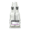REGENT TALL SQUARE OIL & VINEGAR BOTTLES WITH POURERS ON WIRE STAND 3PCS SET, 250ML
