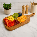 REGENT ACACIA WOOD PADDLE SERVING BOARD, 470X200MM