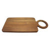 REGENT ACACIA WOOD RECTANGULAR SERVING BOARD WITH RING HANDLE, 440X200MM