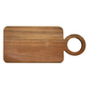 REGENT ACACIA WOOD RECTANGULAR SERVING BOARD WITH RING HANDLE, 440X200MM