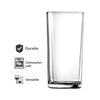 REGENT GREY PLASTIC CRATE WITH HIBALL TUMBLERS 24PK, 270ML
