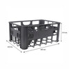REGENT GREY PLASTIC CRATE WITH HIBALL TUMBLERS 24PK, 270ML