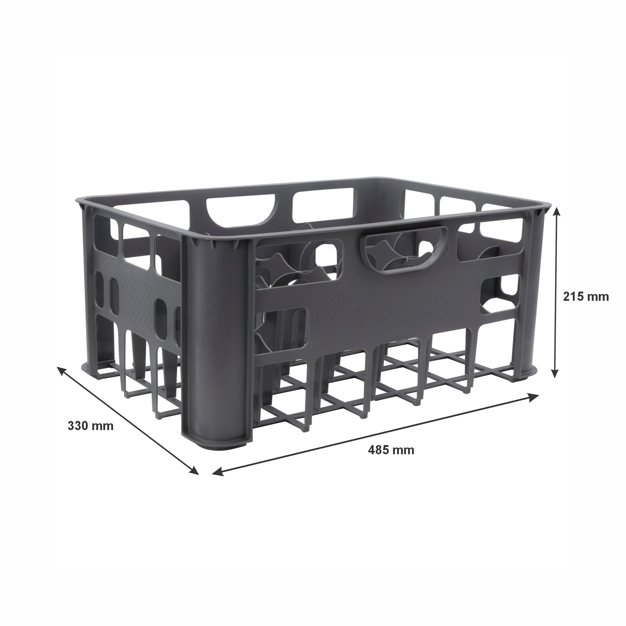 REGENT GREY PLASTIC CRATE WITH ZOMBIE TUMBLERS 24PK, 330ML