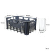 REGENT GREY PLASTIC CRATE WITH WILLY TUMBLERS 24PK, 380ML