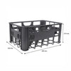 REGENT GREY PLASTIC CRATE WITH CHAMPAGNE FLUTE, 24'S (175ML)