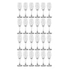 REGENT GREY PLASTIC CRATE WITH CHAMPAGNE FLUTE 24PK, 175ML