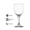 REGENT GREY PLASTIC CRATE WITH WINE GLASSES 24PK, 250ML