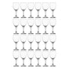 REGENT GREY PLASTIC CRATE WITH WINE GLASSES 24PK, 250ML