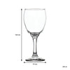 REGENT GREY PLASTIC CRATE WITH WINE GLASSES 24PK, 250ML