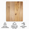 REGENT ACACIA CUTTING & SERVING BOARD, 460X330MM