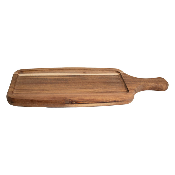 REGENT ACACIA PADDLE CUTTING & SERVING BOARD REVERSIBLE, (440X165X25MM)