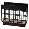REGENT KITCHEN NAPKIN HOLDER BLACK WIRE & WOOD