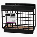 REGENT KITCHEN NAPKIN HOLDER BLACK WIRE & WOOD, 140X55MM