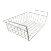KITCHEN UNDER SHELF WIRE BASKET WHITE, 410X245X130MM