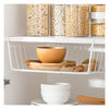 KITCHEN UNDER SHELF WIRE BASKET WHITE, 340X260X130MM
