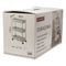 STORAGE RACK 3 SHELF WHITE WITH SWIVEL WHEELS PP PLASTIC AND STAINLESS STEEL, (640X220X400MM)