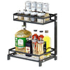 STORAGE RACK KITCHEN COUNTER BLACK, (320X195X400MM)