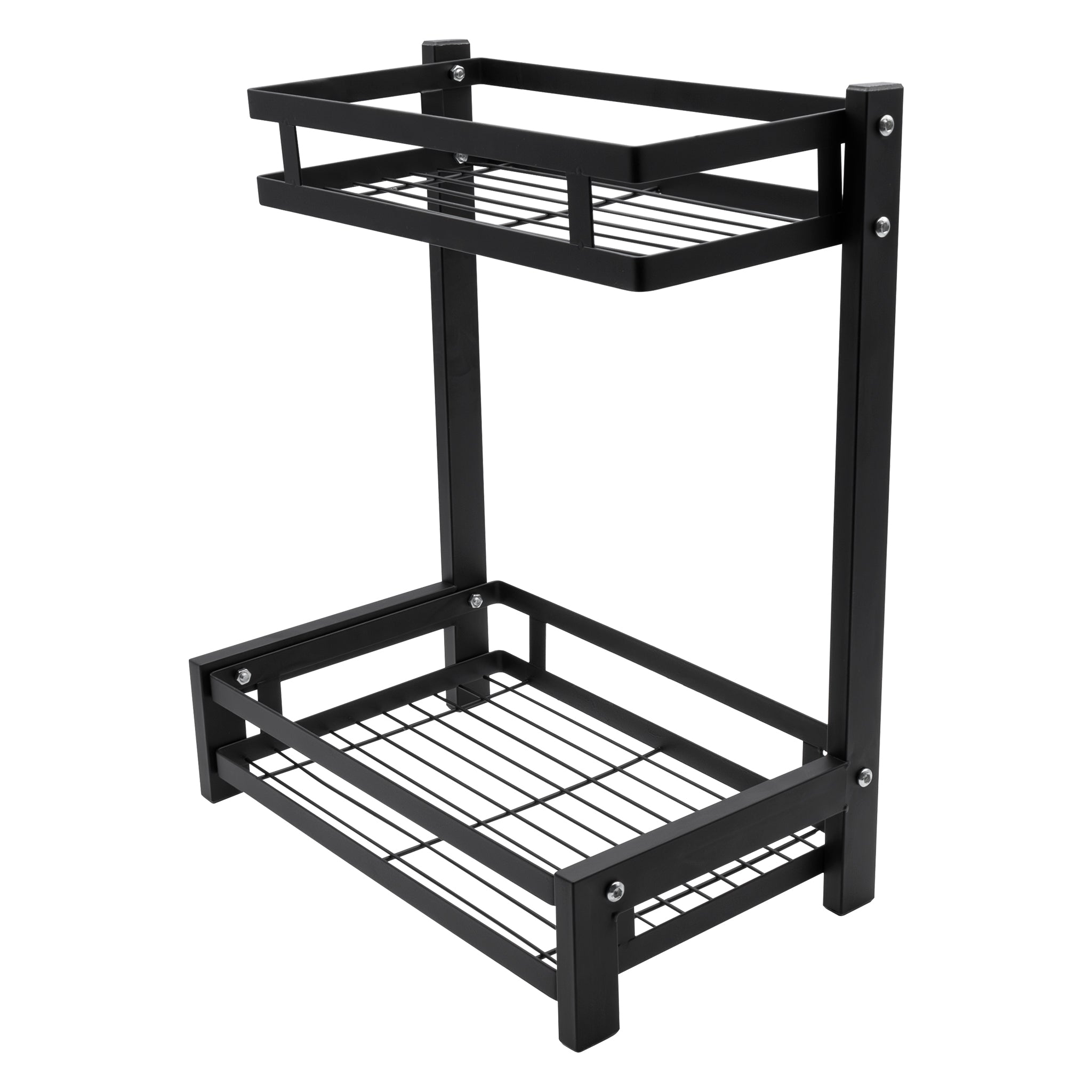 STORAGE RACK KITCHEN COUNTER BLACK, 320X195X400MM