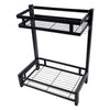 STORAGE RACK KITCHEN COUNTER BLACK, 320X195X400MM