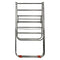 CLOTHES DRYING RACK 2 LAYER FOLDABLE STAINLESS STEEL, 1500X585MM