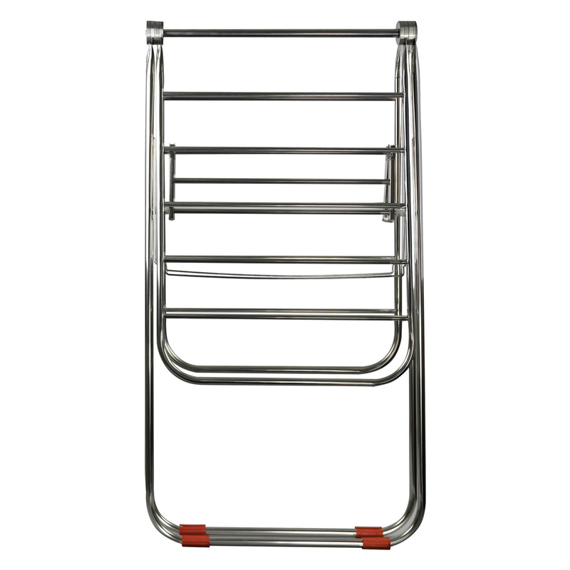 CLOTHES DRYING RACK 2 LAYER FOLDABLE STAINLESS STEEL, 1500X585MM
